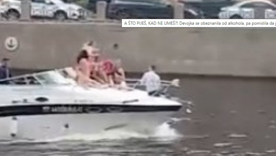 A ŠTO PIJEŠ KADA TI ŠKODI Devojka se napila a VIDEO govori više od reči!