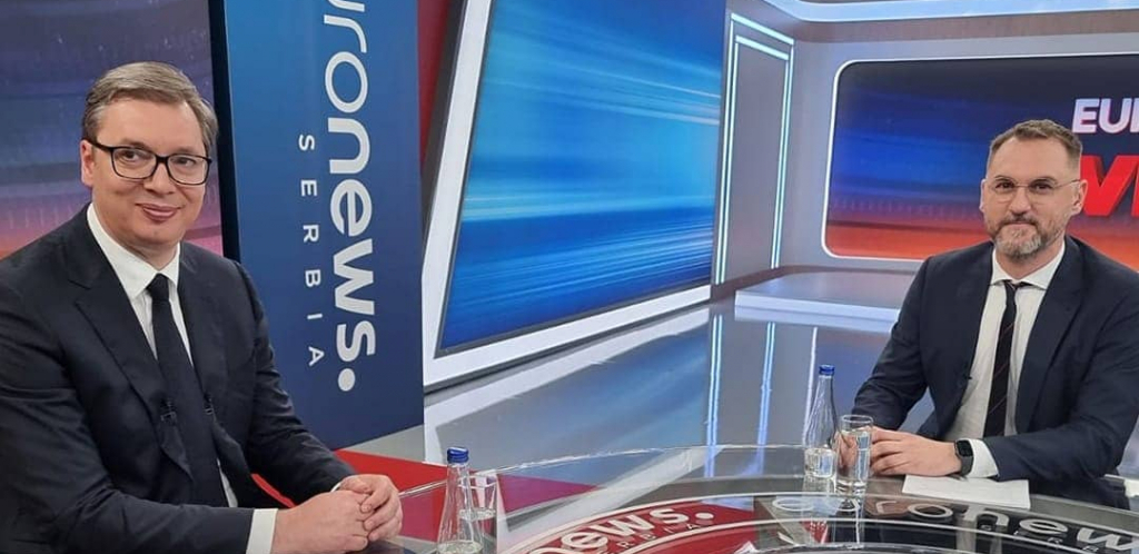VUČIĆ SE VEČERAS OBRAĆA SRBIJI Predsednik prvi put gost "Euronews" televizije