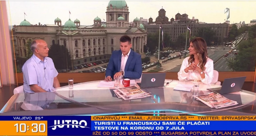 BOJANA OTIŠLA NA TRUDNIČKO, A OVA LEPOTICA JE MENJA U JUTARNJEM: Nova voditeljka pokazala savršene NOGE!