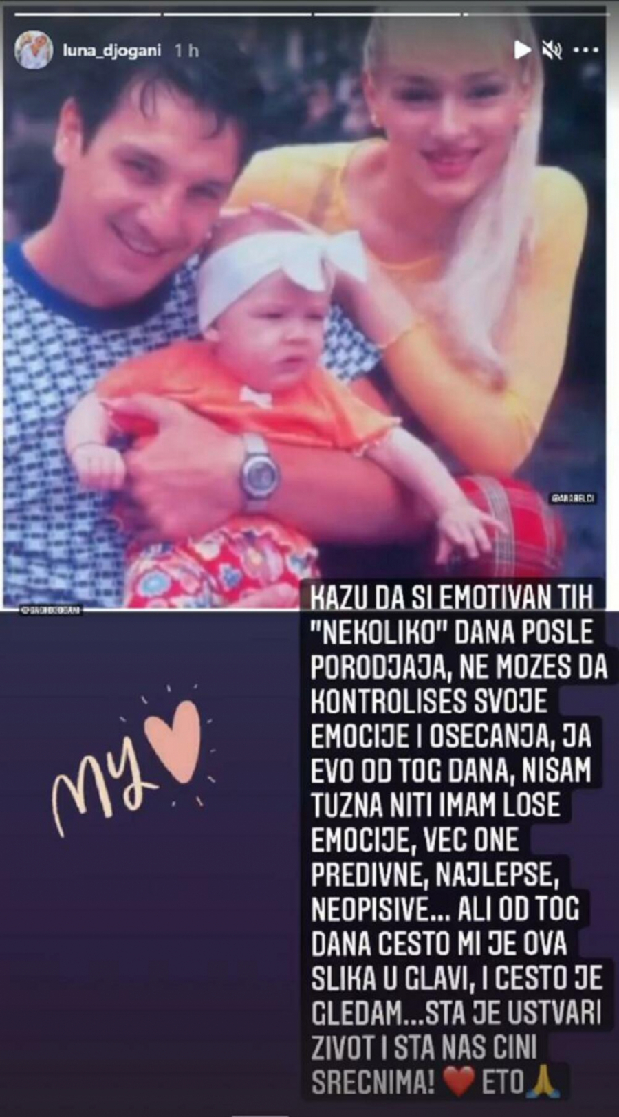 OTKAD SAM SE PORODILA, SAMO MI JE OVA SLIKA U GLAVI! Luna iskreno o Gagiju i Anabeli, fotografijom iz prošlosti na kojoj su zajedno oduševila sve, evo šta joj je najveća želji (FOTO)