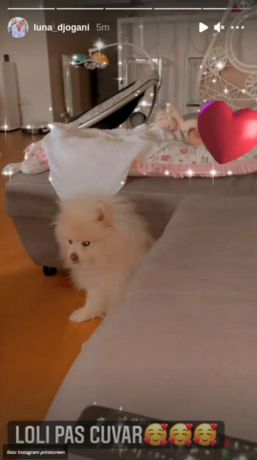 LUNA VERUJE SAMO NJEMU Pogledajte ko čuva bebu Miju dok Miljkovići nisu tu, prizor koji će vas raznežiti (FOTO)