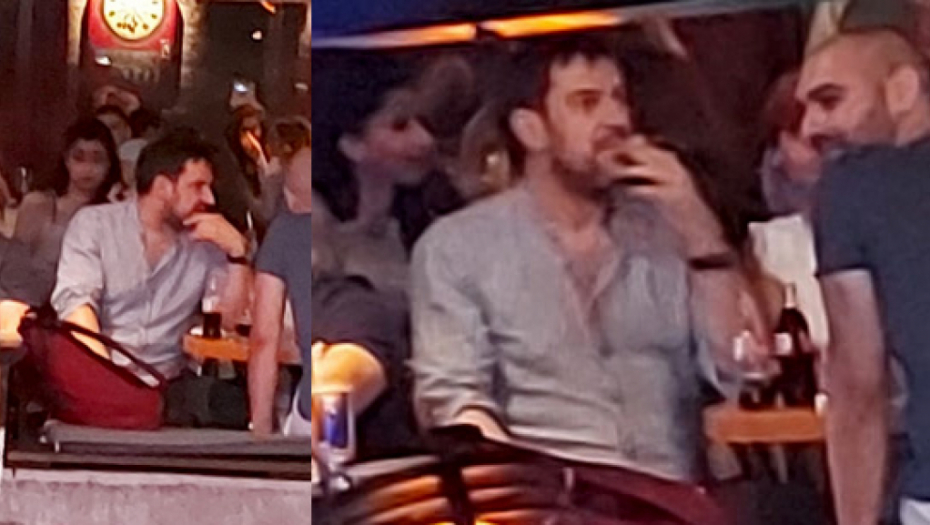 HRVATSKI SRCELOMAC U BEOGRADU Goran Bogdan uhvaćen u noćnom provodu, u bašti beogradskog paba izazvao opštu pometnju! (VIDEO)