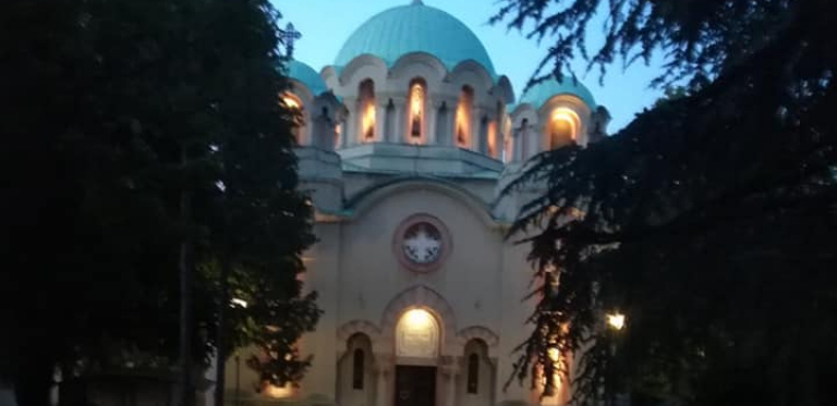 Hram Svetog arhangela Gavrila u Humskoj ulici dobio novu rasvetu