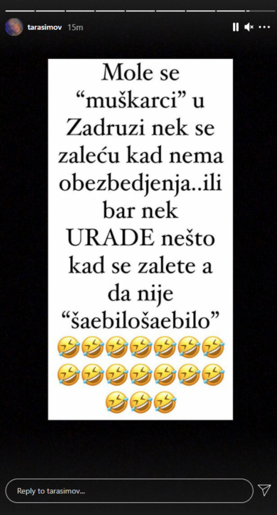 NIJE MOGLA DA PREĆUTI! Tara Simov besna na bivšeg, poslala mu brutalnu poruku i jasno stavila do znanja šta misli o njemu nakon svega