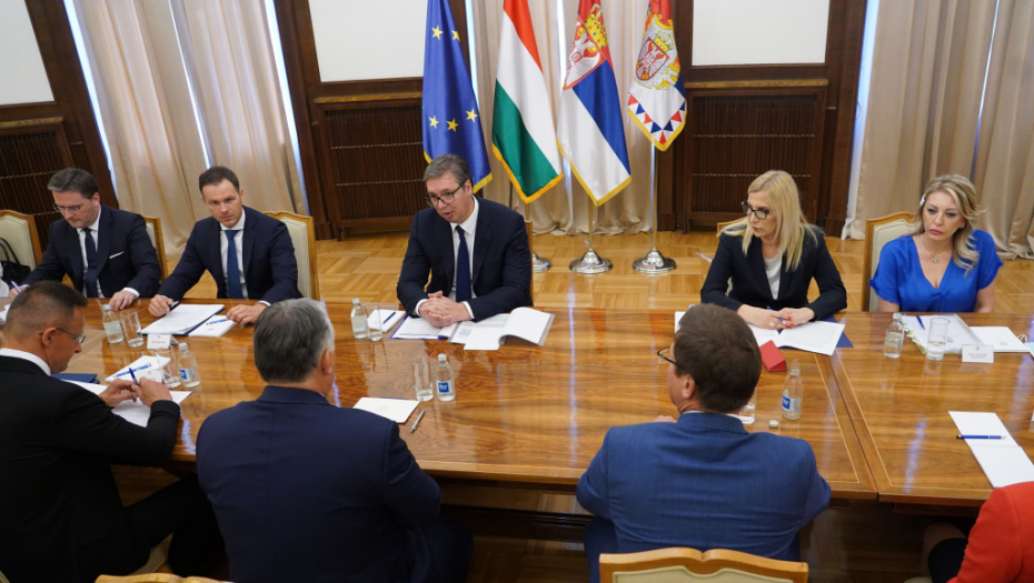 Sastanaka delegacija Srbije i Mađarske