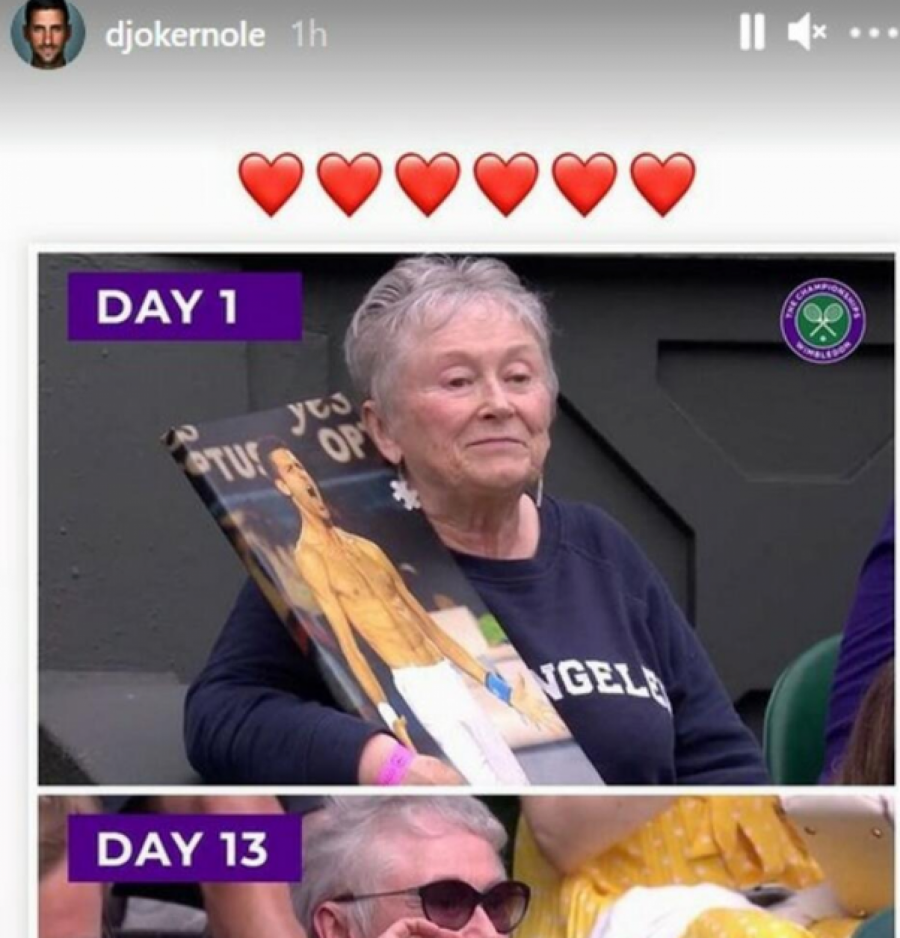 I NJEGA JE ODUŠEVILA! Nole ima poruku za baku koja je svet tenisa podigla na noge!