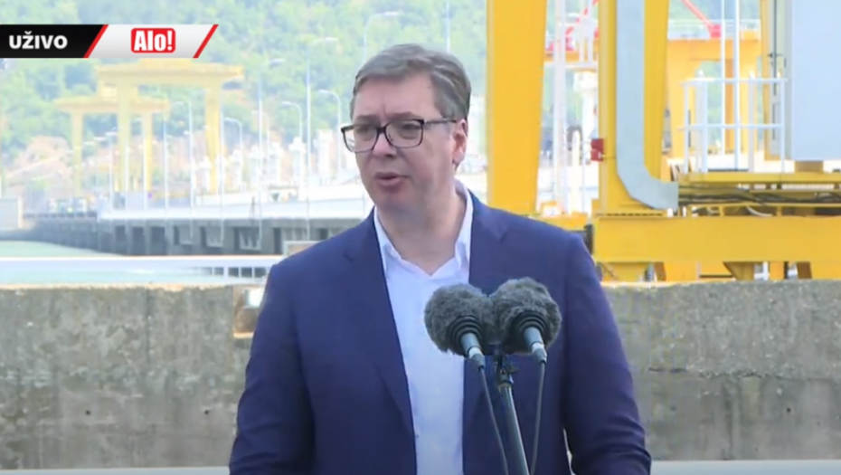 "OVO JE SIMBOL MOĆI" Vučić posetio Kladovo i HE Đerdap i najavio ostvarenje velikog sna: Srbija će imati svoje more!