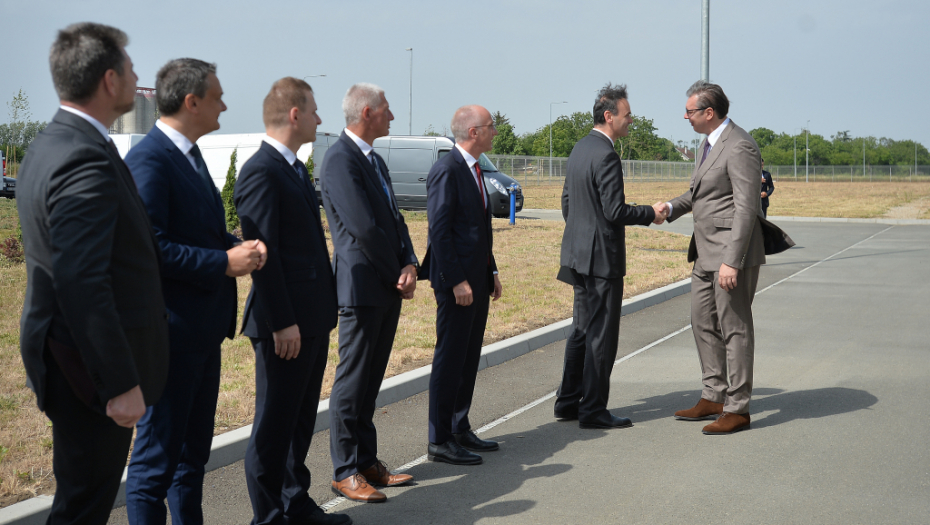 Predsednik Srbije Aleksandar Vučić  u Pančevu