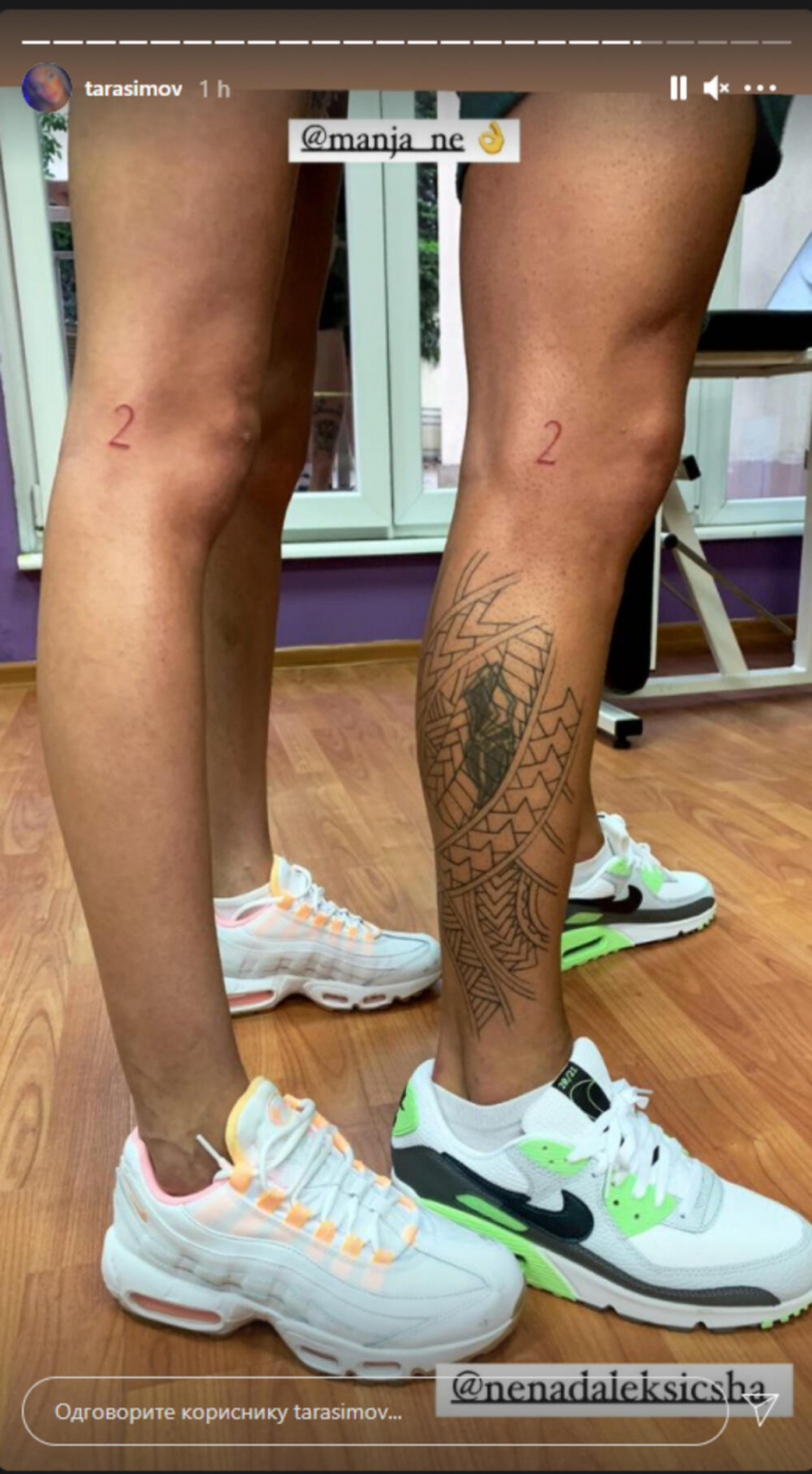 SADA JE SVE JASNO! Otkriveno šta znači Nenadova i Tarina tetovaža, odlučili su se baš za ovaj broj koji predstavlja veoma bitnu stvar u njihovom životu (FOTO)