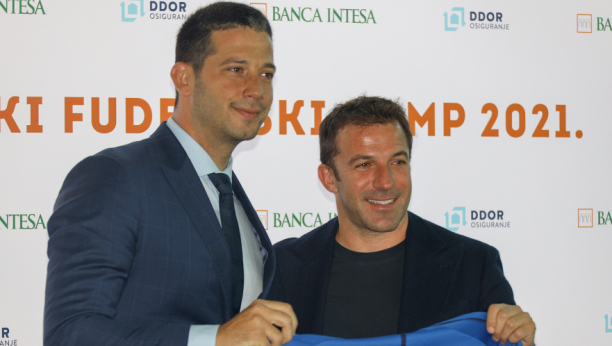 DEL PJERO U BEOGRADU! Srećan sam što sam u Srbiji! Upoznao sam već legende Novaka Đokovića i Vanju Udovičića