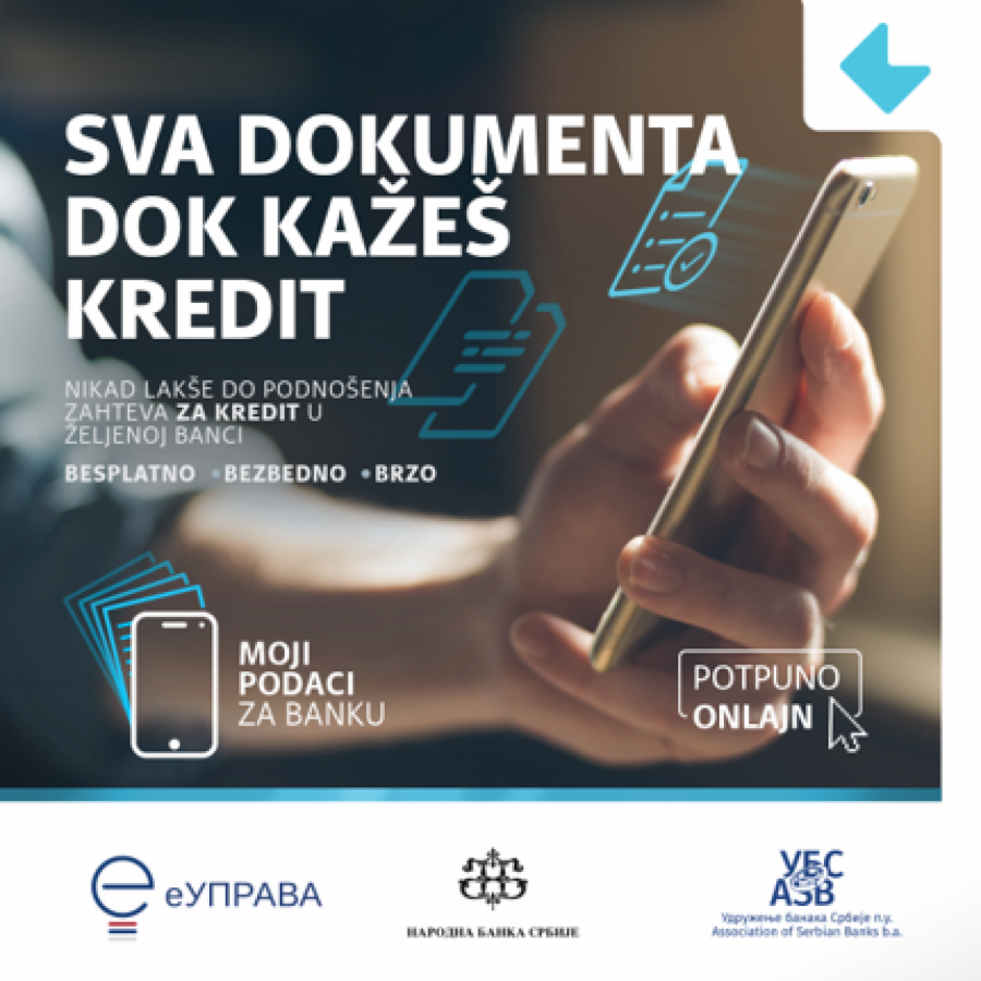 Preko eUprave do kredita u Mobi Banci