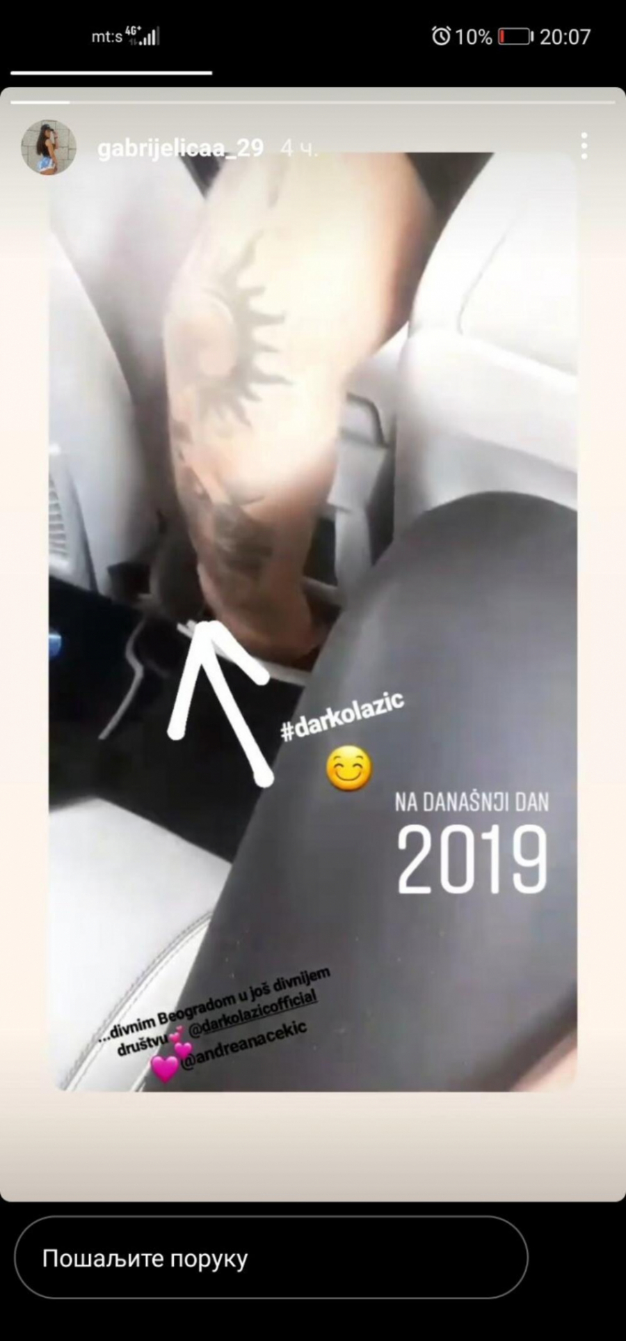 PROGOVORILA LAZIĆEVA DUGOGODIŠNJA LJUBAVNICA O NJIHOVOJ VEZI: Poljubaca jeste bilo, Darko me poštuje!