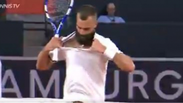 ČOVEK ZVANI SKANDAL! Francuz ponovo besneo, ovaj puta je stradala majica! (VIDEO)