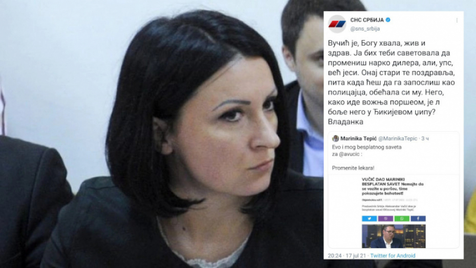 MARINIKA VREĐALA PREDSEDNIKA, A ONDA JU JE VLADANKA DISCIPLINOVALA Promeni dilera, onaj stari te pozdravlja i pita kada ćeš ga zaposliti kao policajca!