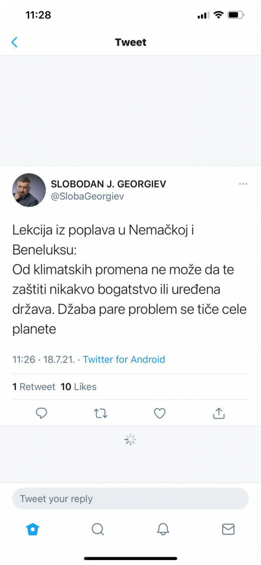 LICEMERNI ĐILASOV UREDNIK Kad su Srbiju zadesile poplave 2014., pljuvao državu, sad okrenuo ploču kad se ne dešava kod nas