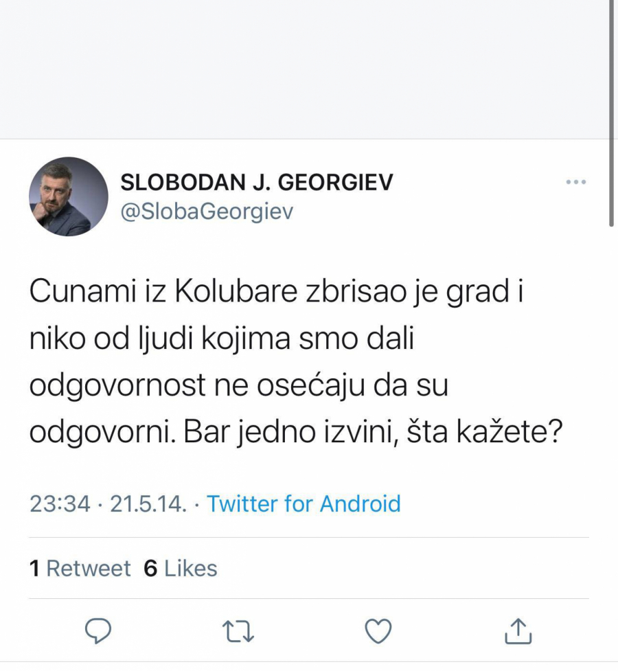 LICEMERNI ĐILASOV UREDNIK Kad su Srbiju zadesile poplave 2014., pljuvao državu, sad okrenuo ploču kad se ne dešava kod nas