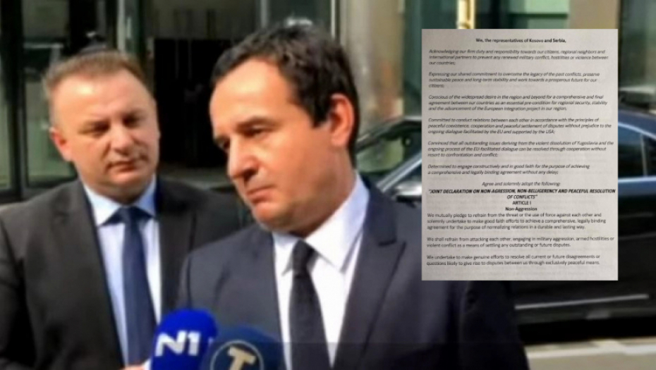 OVO JE SKANDALOZNA KURTIJEVA DEKLARACIJA Dajte nam Kosovo, zaboravite na ZSO, a mi ćemo vam oprostiti genocide i nećemo uzeti Niš! (FOTO)