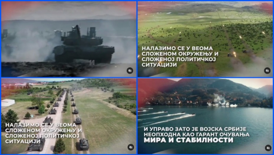 SRPSKA SILA Vučić objavio moćan snimak naše armije od kog drhte neprijatelji (VIDEO)