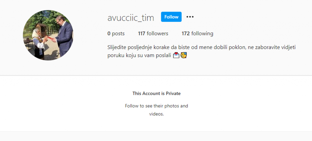 SRBIJOM KRUŽI OPASNA PREVARA Obećavaju uplatu na račun, zloupotrebljen ugled predsednika Vučića