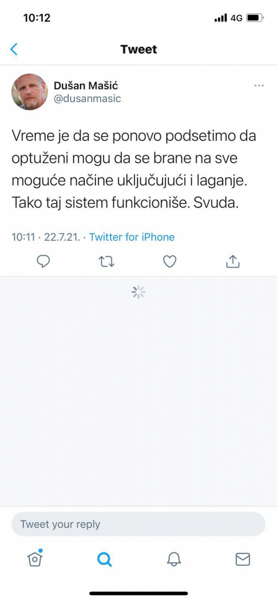 DUŠAN MAŠIĆ O SKANDALOZNOM TEKSTU I LAŽIMA VELJE NEVOLJE: Optuženi mogu da se brane na sve načine, uključujući i laganje! (FOTO)