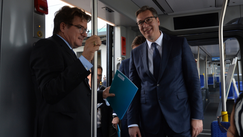 Unutrašnjost tramvaja