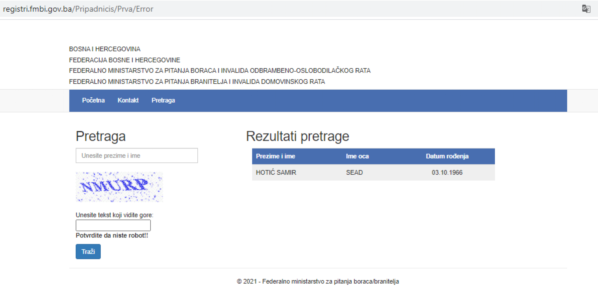 PUCALI NA SRBE, SAHRANJENI KAO ŽRTVE U POTOČARIMA Registar boraca Armije BiH razotkriva 