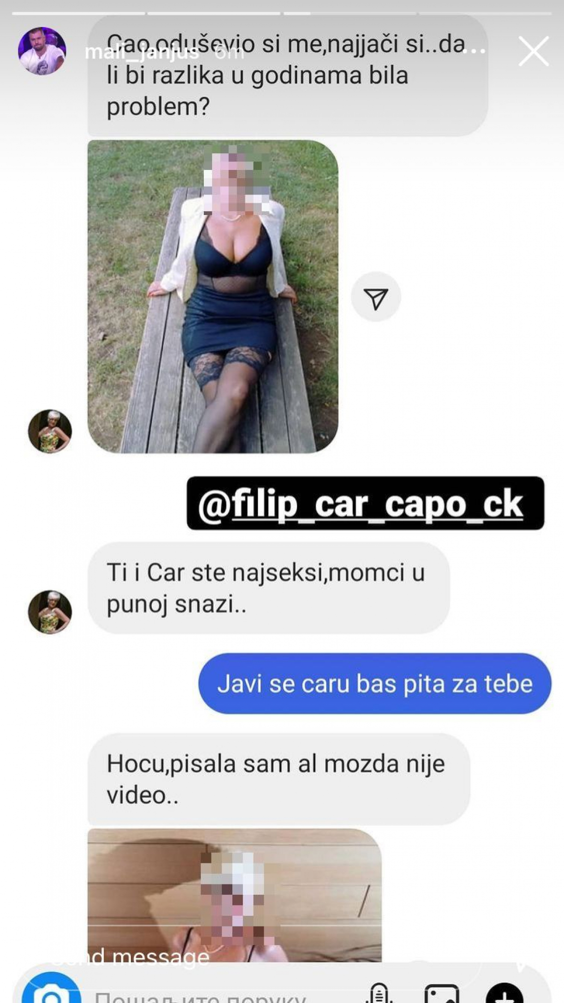 URNEBESNO! Starija žena poslala Janjušu i Caru slike u vešu, pa im poručila: „Za vas mogu biti i gola