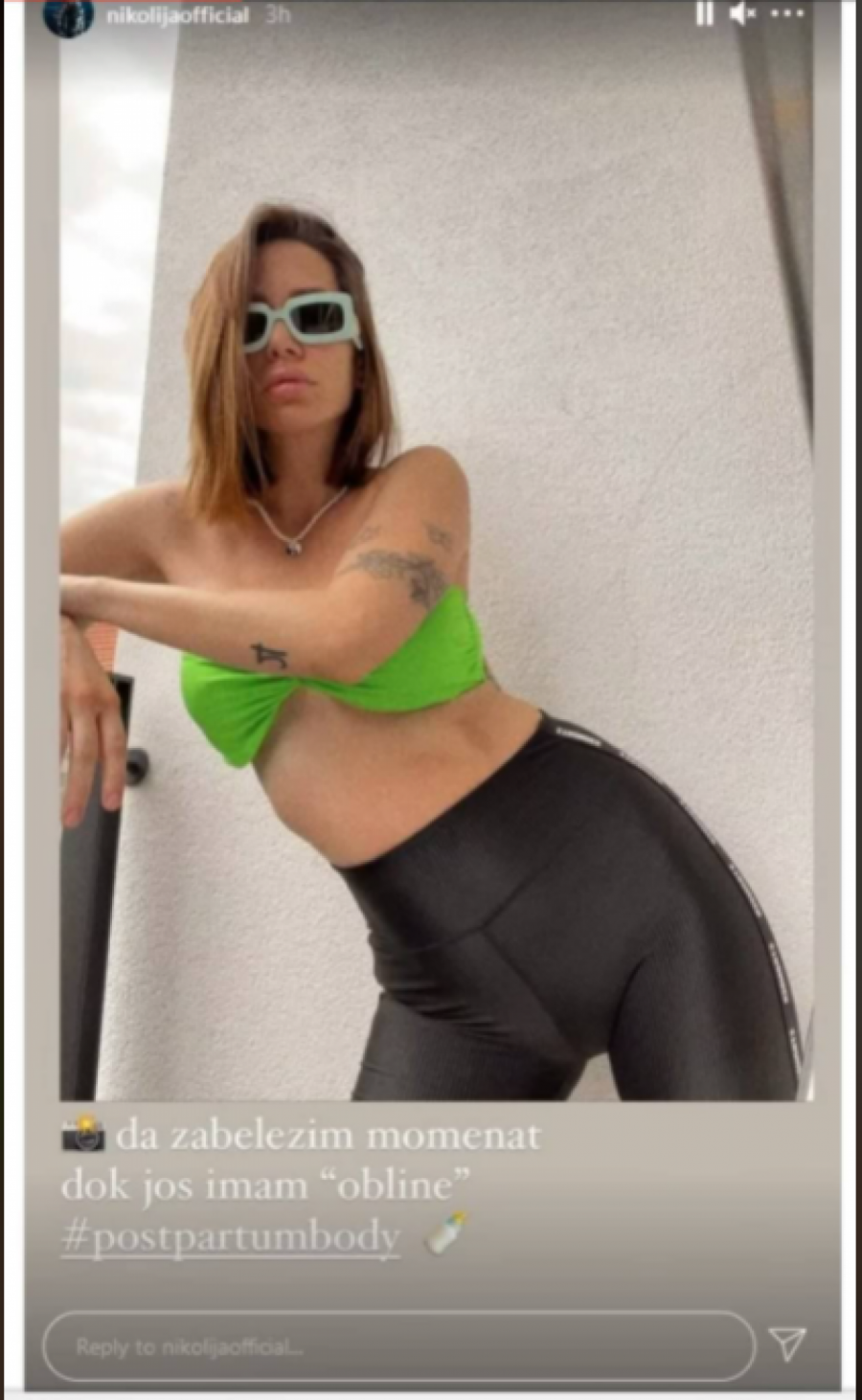 KAKO JE OVO UOPŠTE MOGUĆE?! Nikolija samo 10 dana posle porođaja pokazala savršenu figuru!