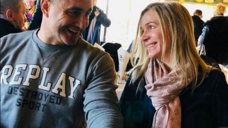 Tanja Rađenović sa suprugom