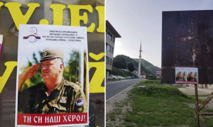 TI SI NAŠ HEROJ! U Srebrenici osvanuli plakati s likom generala Mladića, odbačen Inckov sramni zakon!