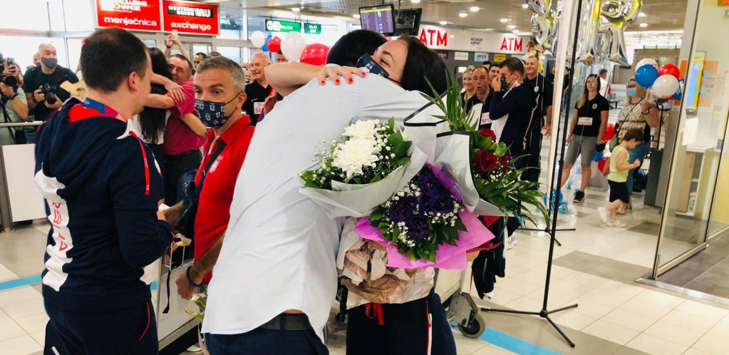 DOBRO DOŠLI KUĆI, ŠAMPIONI! Ministar Udovičić dočekao olimpijce! (FOTO)