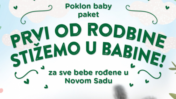 Univerexport poklon paketi za sve bebe Novog Sada