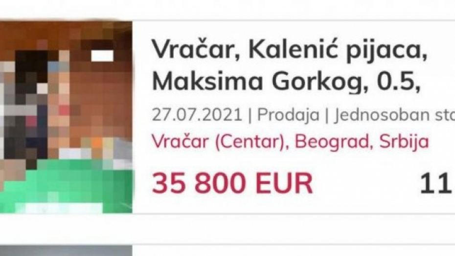 MA DA LI JE OVO REALNO? Šok oglas za stan, prodaje sobu za 35.800 evra (FOTO)