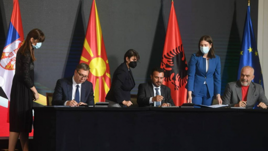 Vučić, Rama i Zaev u Skoplju na inicijativi Open Balkan