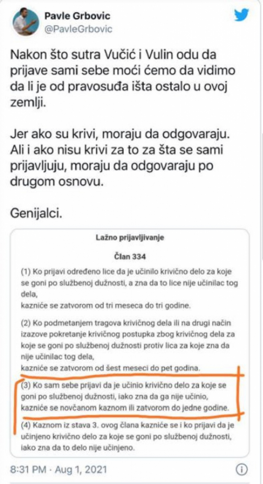 TOTALNO LUDILO ĐILASOVIH MEDIJA I OPOZICIJE! Traže da predsednik Srbije ide u zatvor jer je dokazao da lažu!