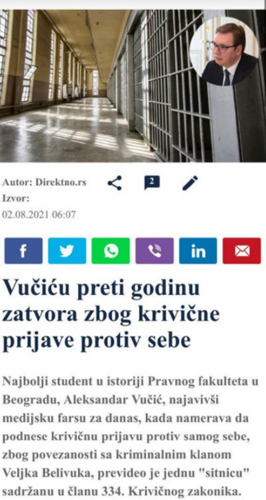 TOTALNO LUDILO ĐILASOVIH MEDIJA I OPOZICIJE! Traže da predsednik Srbije ide u zatvor jer je dokazao da lažu!