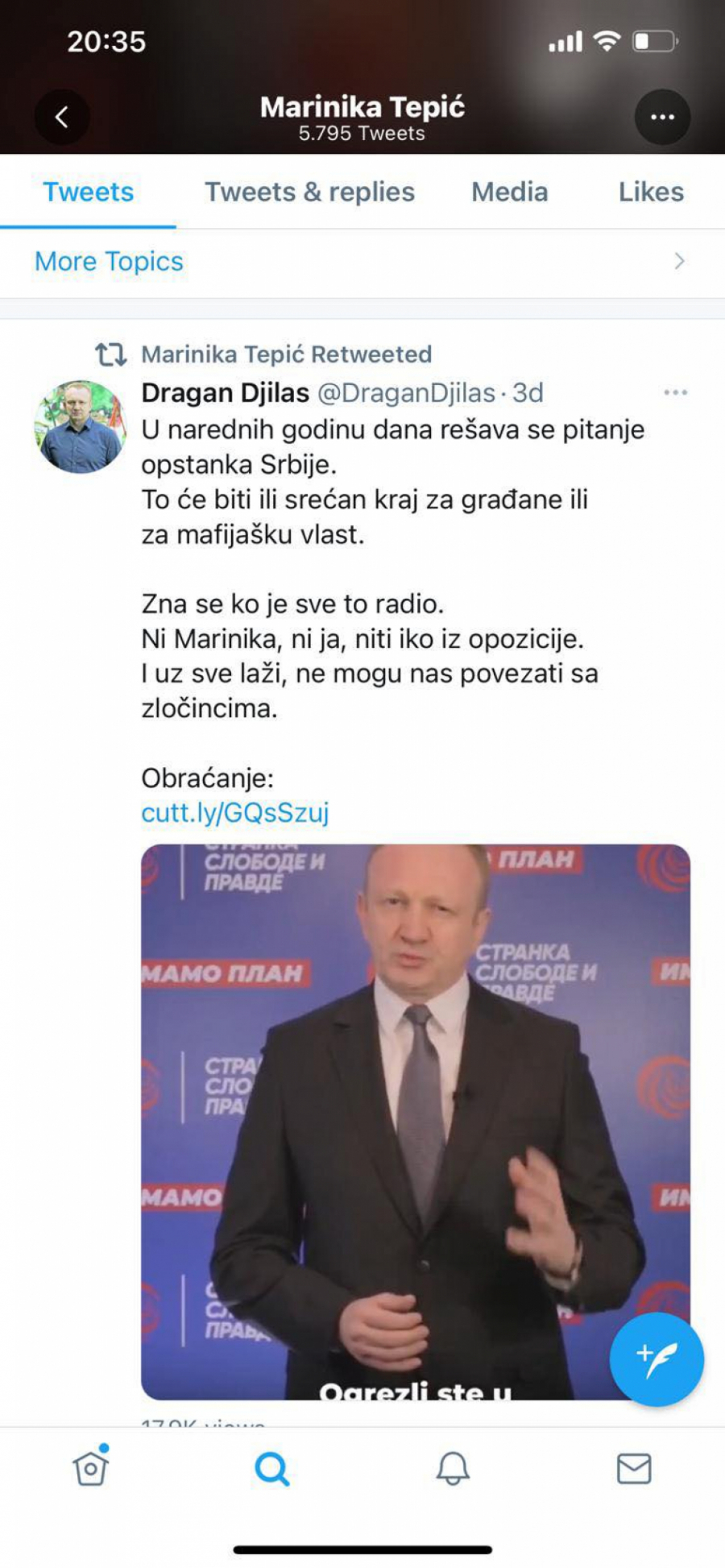 ZAO PLAN SPREMAN DUGO Vučića da strpamo u zatvor na godinu dana