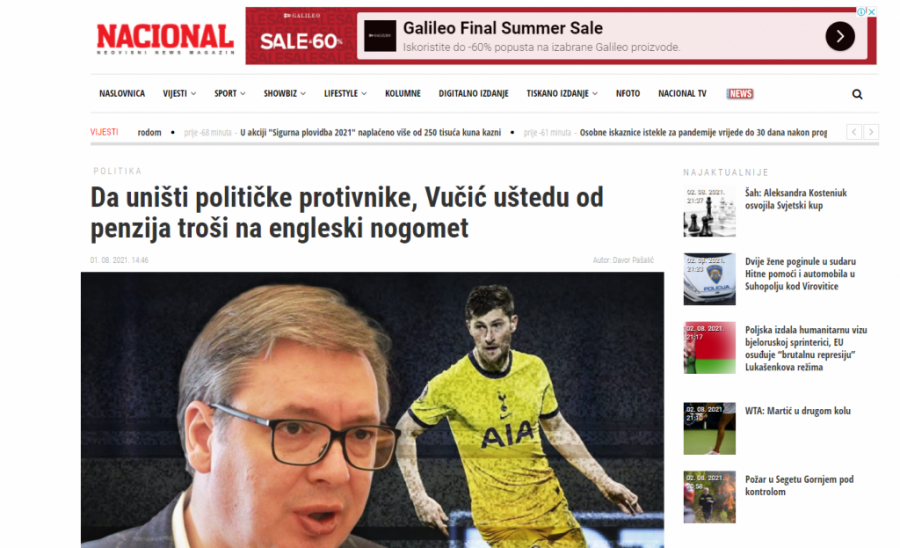 PAKLENA VEZA BEOGRAD - ZAGREB Udar na Vučića spremljen, a onda je izdata mračna direktiva