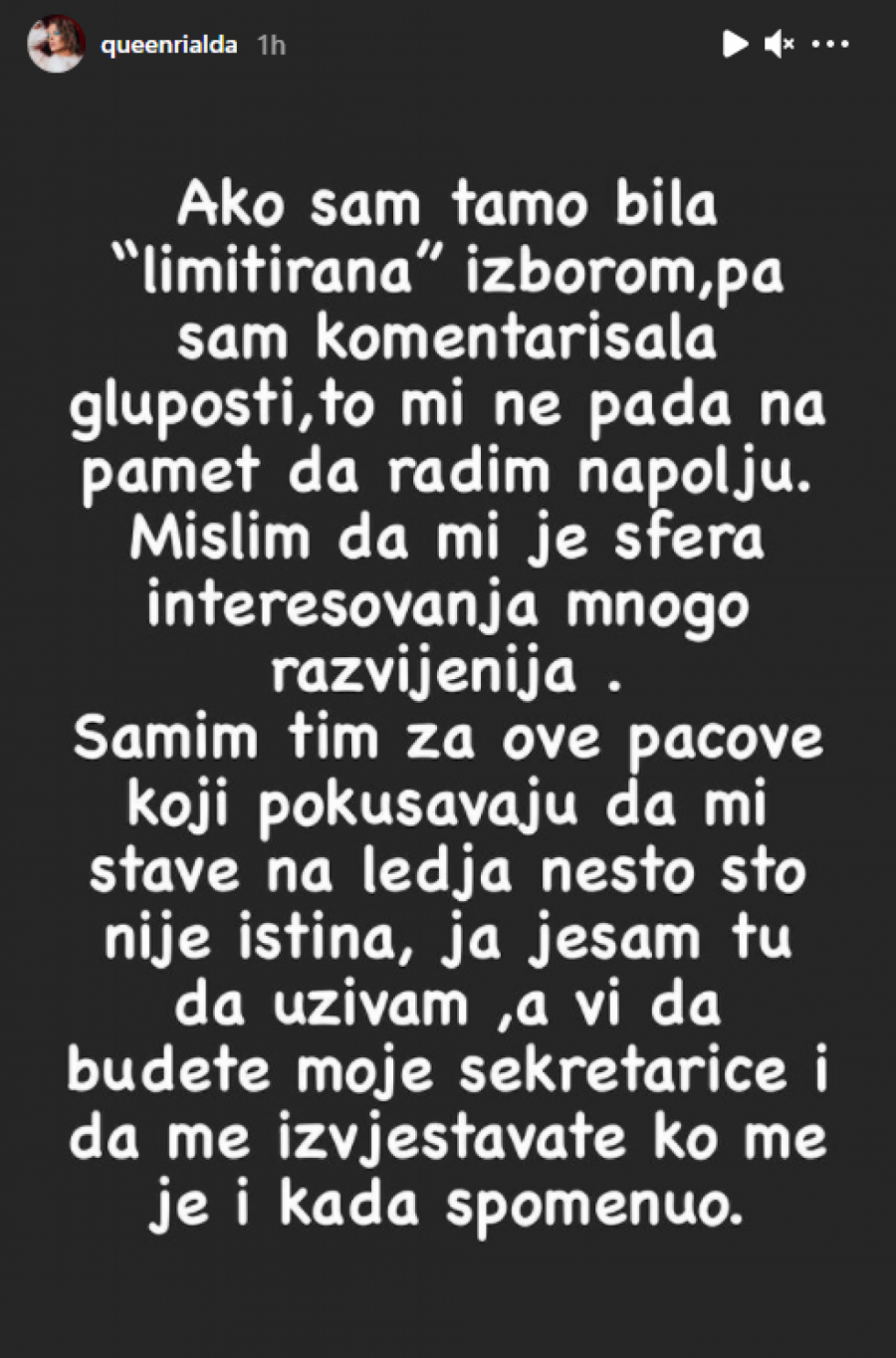 METUZALEMU, U ONOJ ŽENSKOJ GARDEROBI SI MI BIO NEODOLJIV! Rialda brutalno odgovorila na Mićine optužbe!