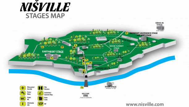 U PRODAJI ULAZNICE ZA VIP TRIBINU! Nišville 2021 – Festival festivala