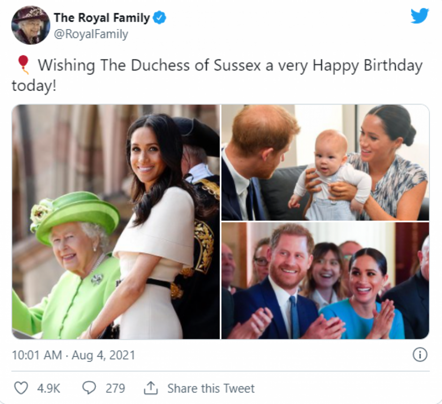 ŠOK SA DVORA! Kraljevska porodica se oglasila povodom rođendana Megan Markl! (FOTO)