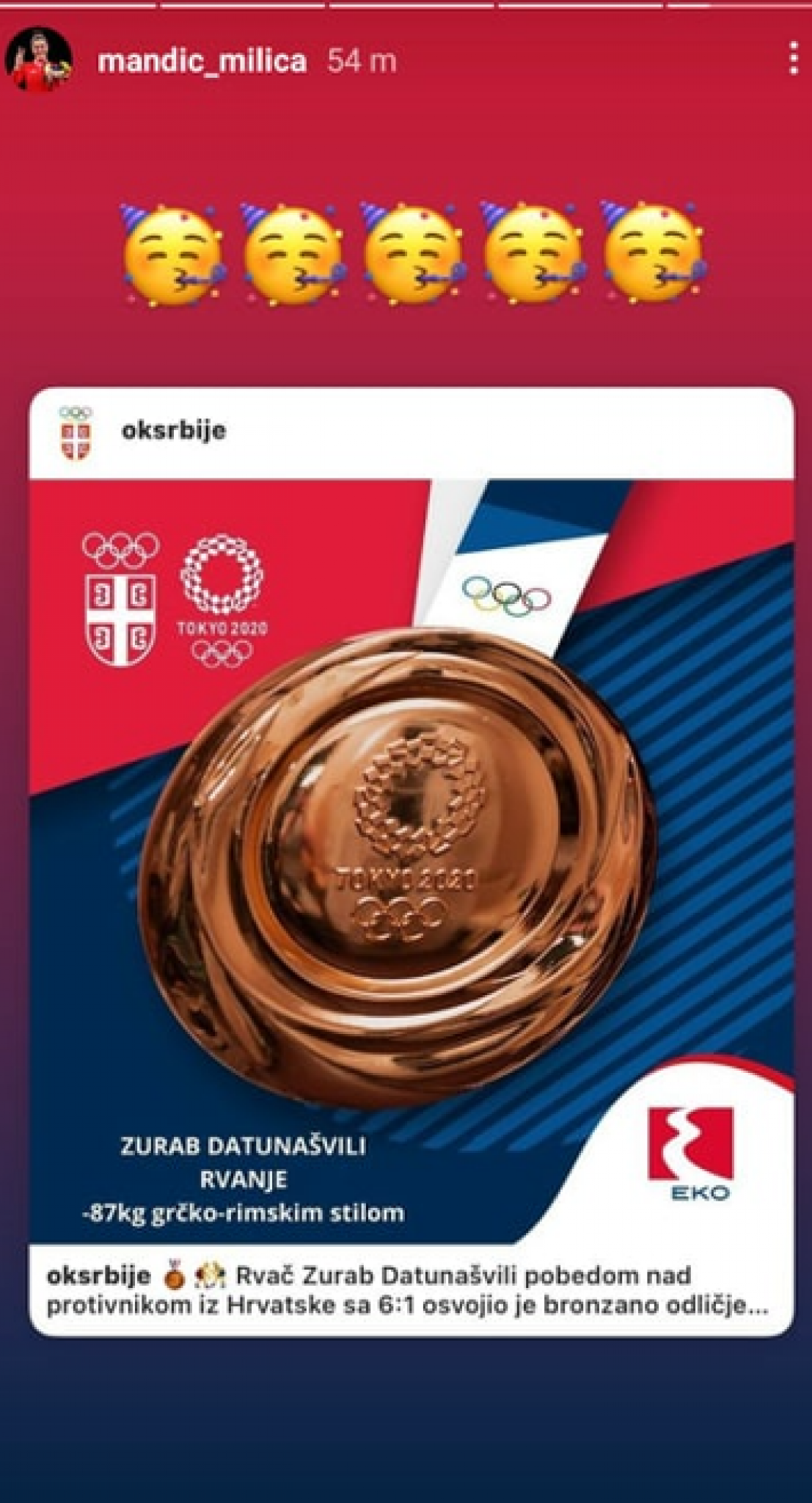 IDEMO PO JOŠ! Milica Mandić i Damir Mikec oduševeljeni zbog medalje Datunašvilija (FOTO)