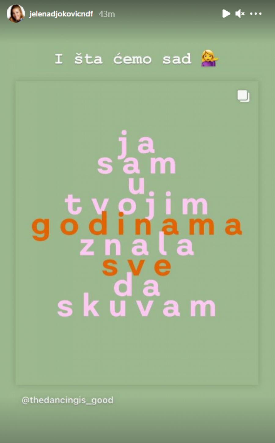 ŽENA MORA DA ZNA DA KUVA, NEĆE VALJDA ON KUVATI?! Jelena Đoković daje recepte koji su 