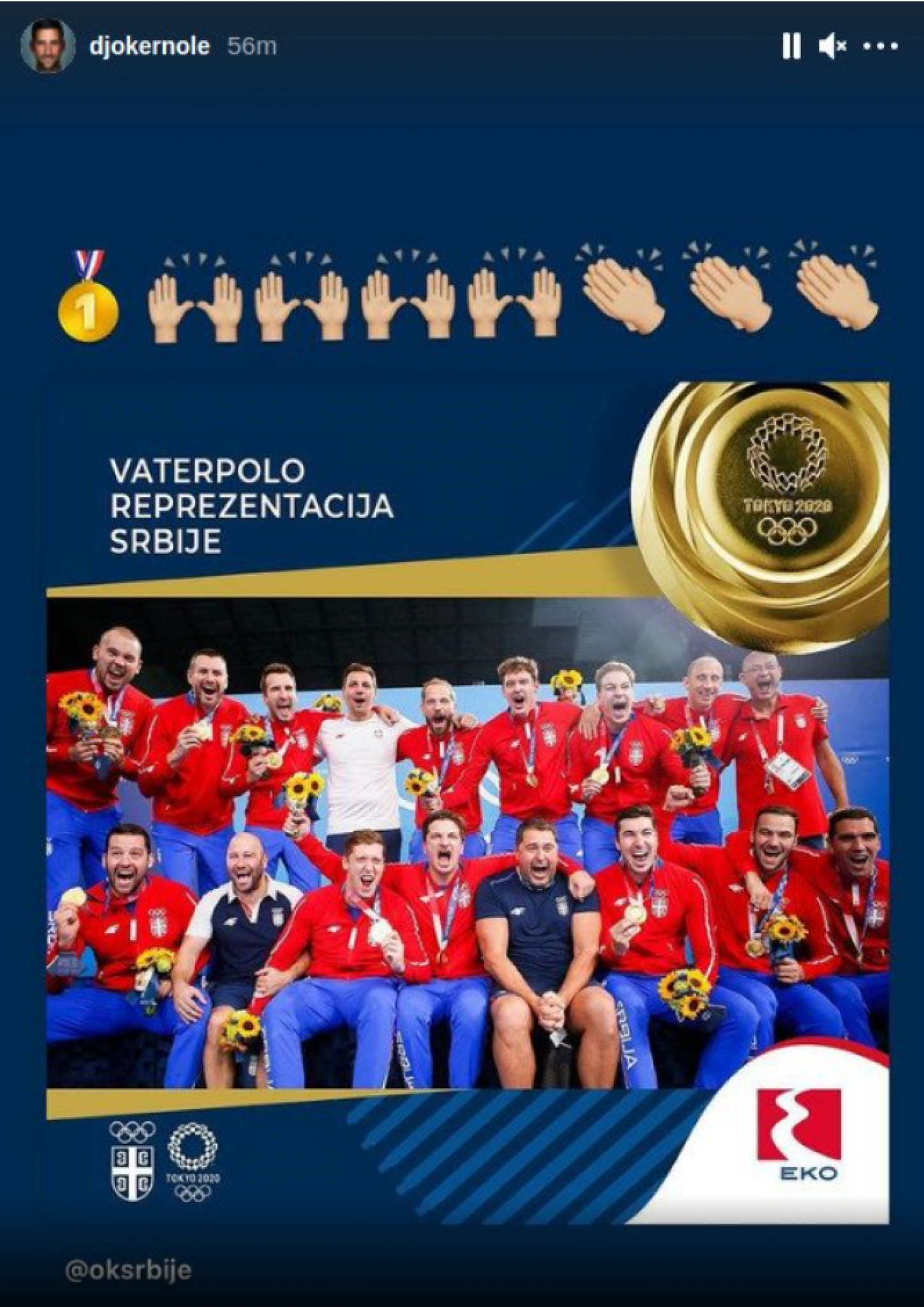 OGLASIO SE ĐOKOVIĆ POSLE NOVIH MEDALJA ZA SRBIJU I POKAZAO KOLIKI JE ŠAMPION! Trostruka poruka najboljeg tenisera sveta! (FOTO)