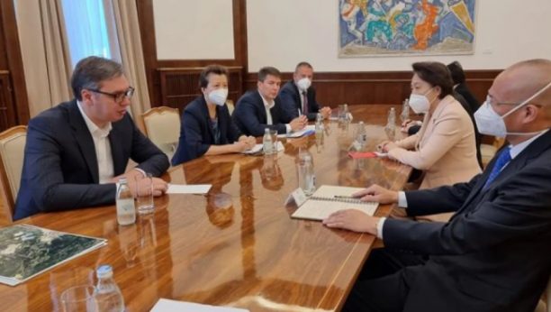 Predsednik Vučić razgovarao sa predstavnicima kompanije Ziđin i ambasadorkom Čen Bo!