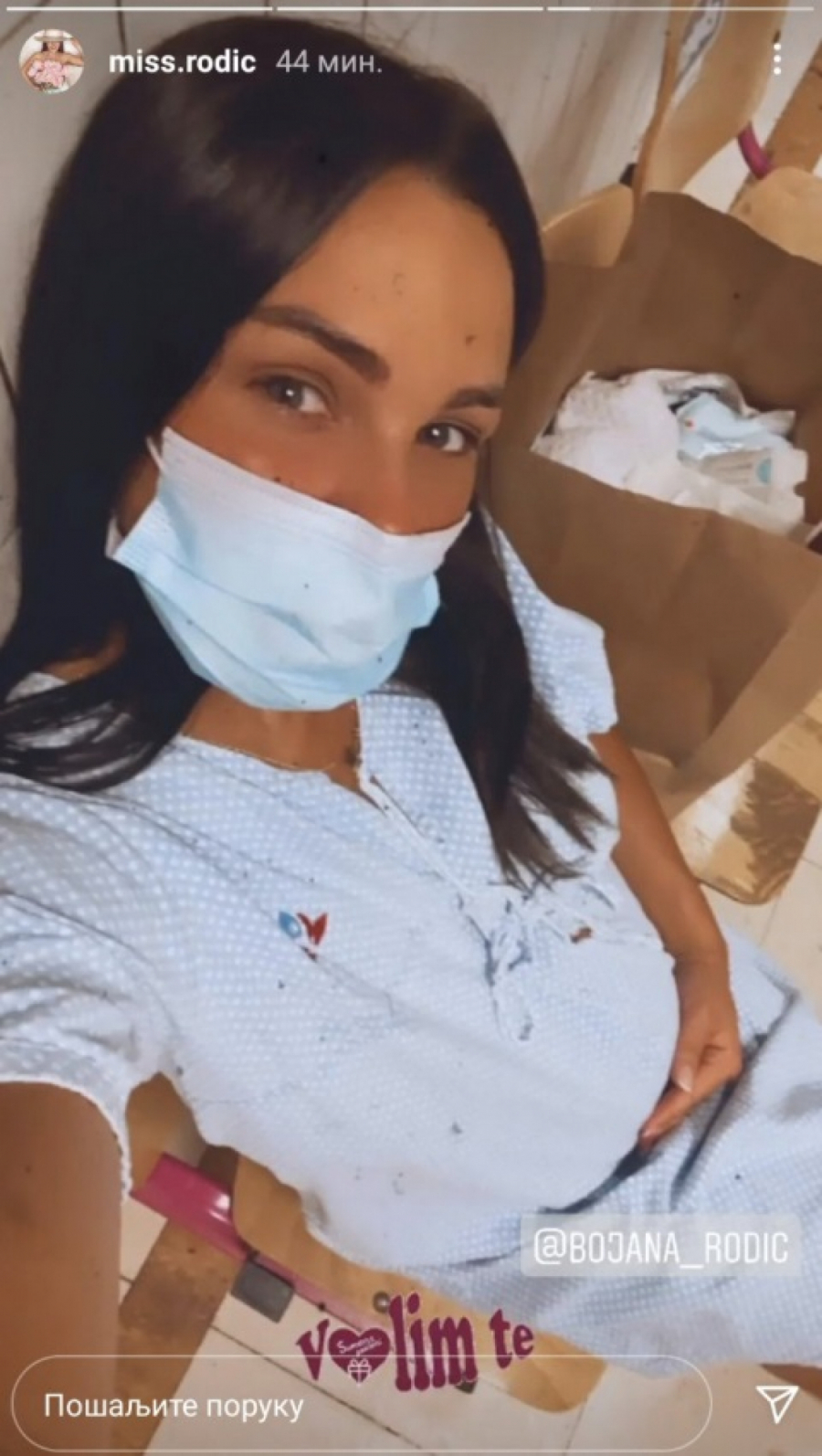 SVE JE POČELO JUTROS U PET Bojanina sestra Nataša prva objavila video iz porodilišta, ovako se Rodićeva pripremala!  (FOTO)