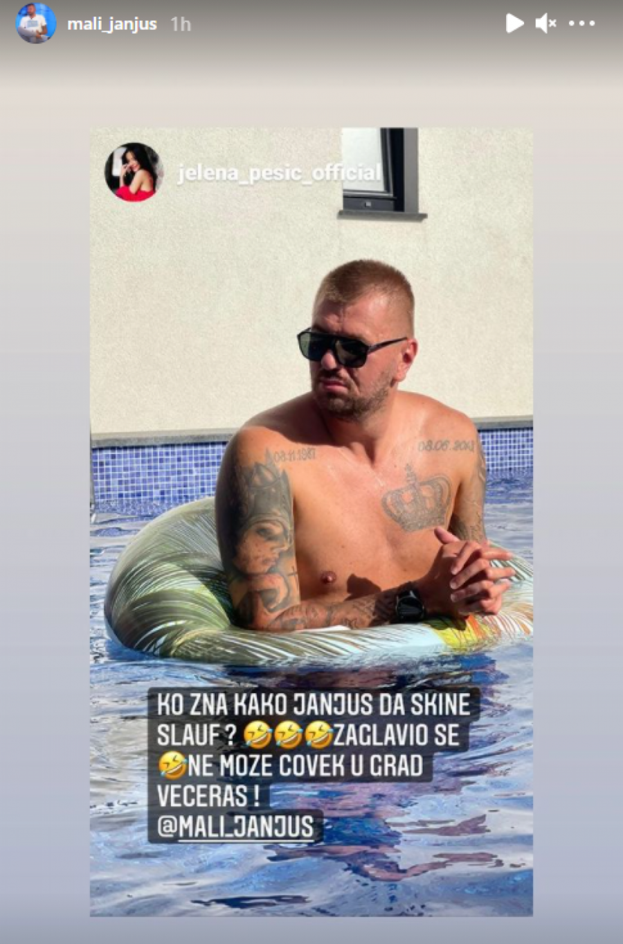 SAD JE S NJOM U ŠEMI?! Popularna zadrugarka zajahala Janjuša u bazenu, nova afera na pomolu?! (FOTO+VIDEO)