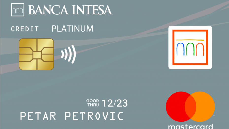 Banca Intesa Mastercard® Platinum kreditna kartica - simbol prvoklasnog servisa
