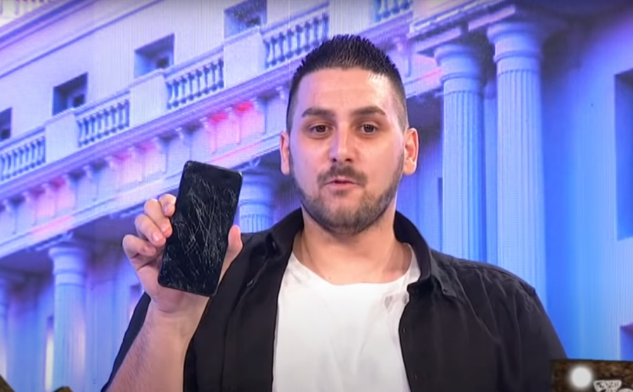 MILJANA TUKLA ZOLU U STUDIJU, GAĐALA GA ČAŠAMA I SLOMILA MU TELEFON Obezbeđenje nije moglo da ih smiri!