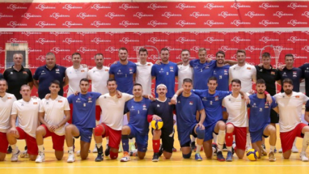 DVE POBEDE Odbojkaši Srbije ubedljivi protiv komšija